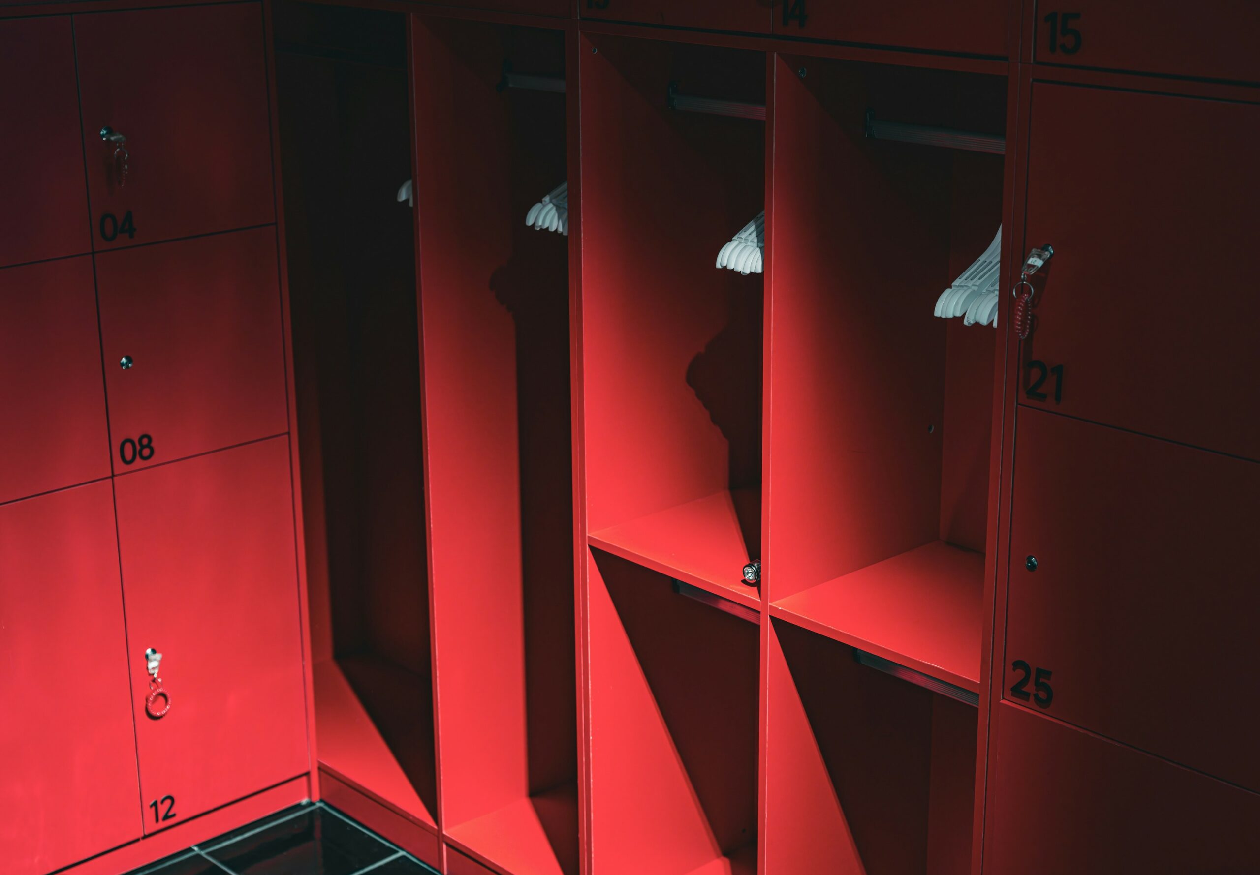 Vestiaires et douches